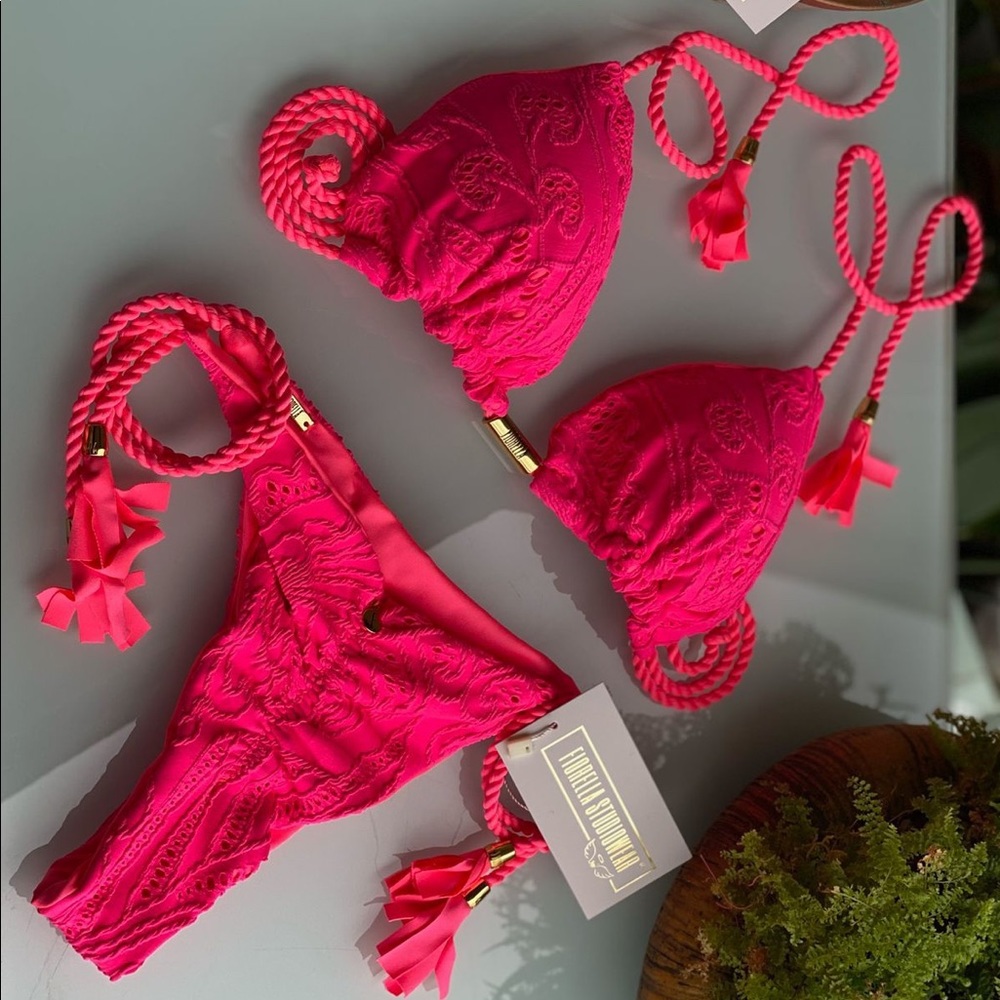 Hot Pink Brazilian Bikini